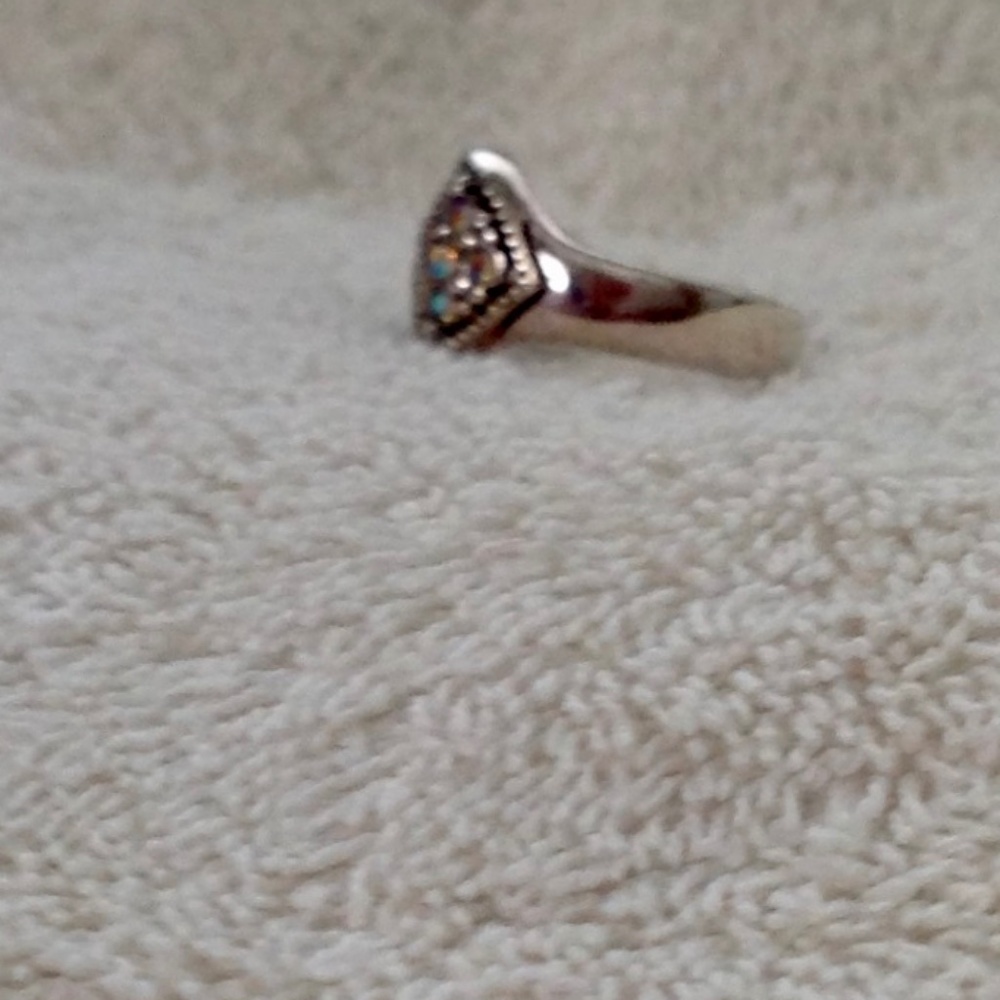 Sterling silver multi stone ring - Picture 3 of 5